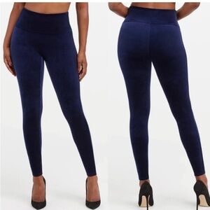 SPANX Blue High-Waisted Leggings